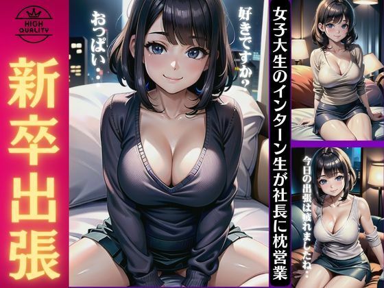 新卒出張〜女子大生のインターン生が社長に枕営業〜えちえち職場でスペシャル(媚薬DNA) [d_354652]