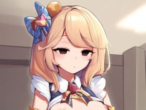 アイドルの女の子が催●にかかってスカートをたくし上げている画像(催●スキ) [d_355791]