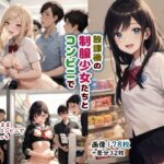 放課後の制服少女たちとコンビニで(サマどこCraft) [d_355928]