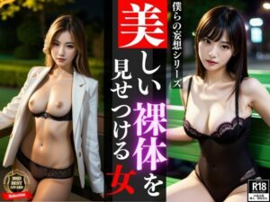 カラダに自信があるから夜はコートを脱いで歩いて行く美女(大阪くん) [d_356057]