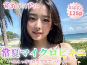 【貧乳アイドル】常夏マイクロビキニ〜二人きりのラブラブリゾート〜【125p】(ぷよんぷよんスライム) [d_356215]
