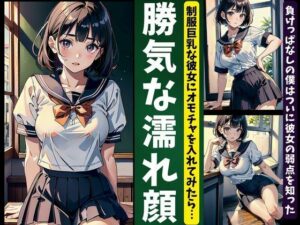 制服巨乳な彼女におもちゃを入れてみたら・・勝気な濡れ顔スペシャル・・・負けっぱなしの僕はついに彼女の弱点を知った(美少女戦隊神レンジャー) [d_356456]