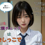 女子○生 体調チェックはおしっこで(Daick AI-factory) [d_357362]