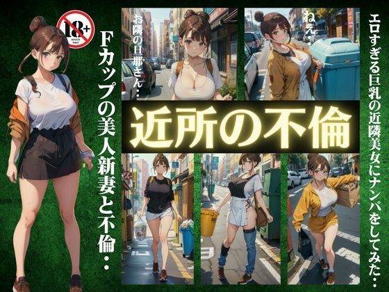 近所の不倫！Fカップの美人新妻と不倫〜エロすぎる巨乳の近隣美女にナンパをしてみた〜(天頂絶頂スタイル) [d_357852]