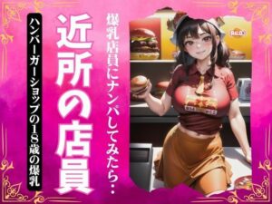 近所の店員〜ハンバーガーショップの18歳の爆乳をナンパ〜(オタクな写真館) [d_359300]