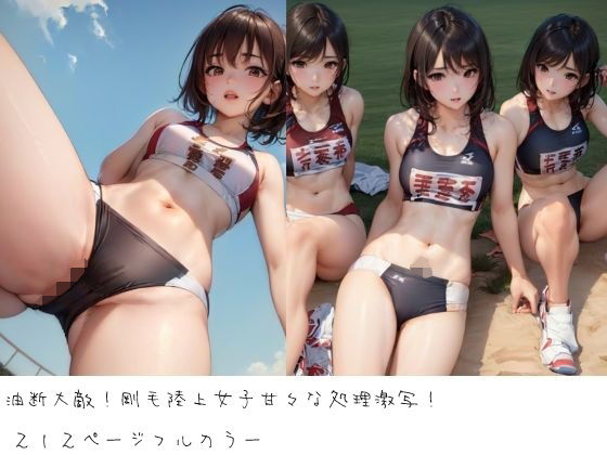 油断大敵！剛毛陸上女子甘々な処理激写！(AI@HUB) [d_360321]