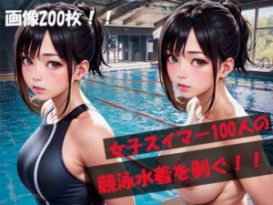 名門スイミングスクール全員脱衣！全200枚！女子スイマー100人の競泳水着を剥ぐ！！(自宅のカフカ) [d_360966]