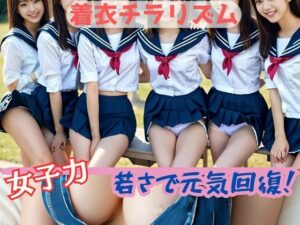 着衣チラリズム 女子力若さで元気回復！(彩羽いろは) [d_361190]