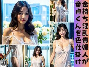 金持ち淫乱貴婦人が童貞くんを誘惑色仕掛け(AIトゥナイト) [d_361278]