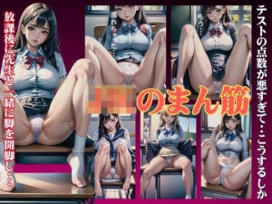 JKのまん筋スペシャル！放課後に先生と一緒に脚を開脚してテストの点数をあげてもらう・・(ワンピース企画) [d_362566]