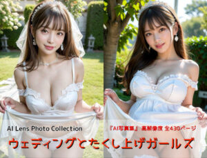 ウェディングとたくし上げガールズ(AIれんず) [d_362804]