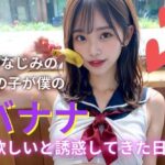 幼なじみが僕のバナナを欲しがった日。。(妄想物語) [d_362992]