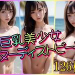 美巨乳美少女ヌーディストビーチ(AI美少女クラブ) [d_363209]