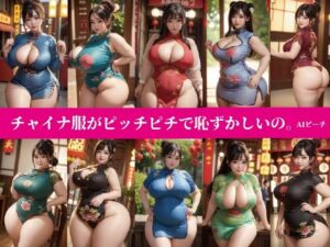 チャイナ服がピッチピチで恥ずかしいの。(AIピーチ) [d_363609]