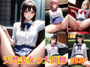 天然美女の大開脚(勃起王) [d_363767]