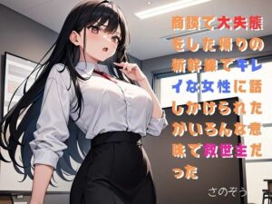 【小説】商談で大失態をした帰りの新幹線でキレイな女性に話しかけられたがいろんな意味で救世主だった(さのぞう) [d_373194]