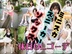 OLの休日コーデはミニスカ＆ソックス＆スニーカー – Office lady’s holiday outfit is miniskirt， socks， and sneakers -(あらぶるま) [d_347014]