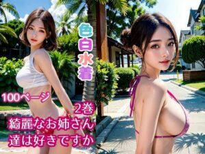 色白水着の綺麗なお姉さん達は好きですか2巻(デジタル彼女紹介所) [d_350015]