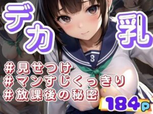 デカ乳のあの子と・・・ 見せつけ・マンすじくっきり・放課後の秘密(ぷにっぷに) [d_356743]