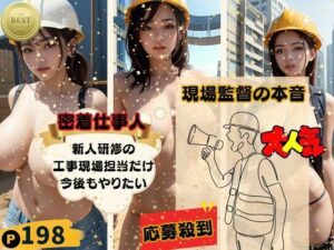 密着仕事人！新人研修の工事現場担当だけ今後もやりたい(can) [d_359452]