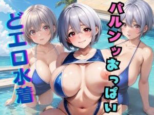 バルンっおっぱい どエロ水着ギャル(エンジまんが) [d_366917]