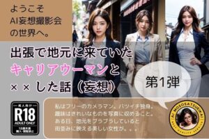 出張で地元に来ていたキャリアウーマンと××した話（妄想）第1弾(AI妄想撮影会) [d_367822]