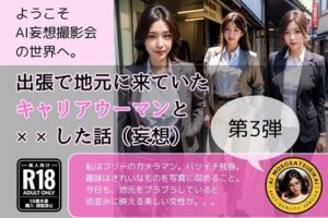 出張で地元に来ていたキャリアウーマンと××した話）妄想）第3弾(AI妄想撮影会) [d_367829]