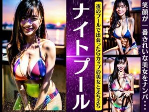 ナイトプール〜夜のプールで出会ったGカップの美女とえちえち〜笑顔が一番キレイなナンパ(ANAZON企画) [d_368317]