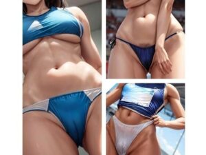 ギチギチのユニフォームを着させられた陸上女子達2nd(フェチコン) [d_368403]