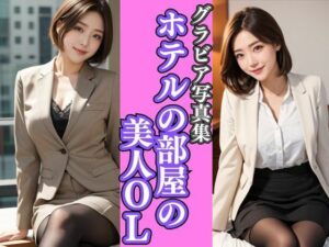 AIグラビア写真集｜ホテルの部屋の美人OL(桜/AIart) [d_369171]