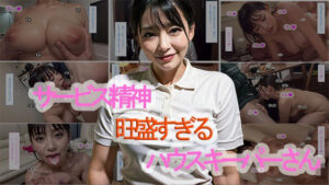 サービス精神旺盛すぎるハウスキーパーさん(第3ボタン) [d_369421]