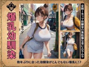 爆乳の幼馴染！隠しきれないiカップえろえろスタイル！童顔無防備な服装で・・・(コントラスト企画) [d_370750]