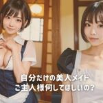 自分だけの美人メイド ご主人様何してほしいの？(柴崎莉子) [d_370901]