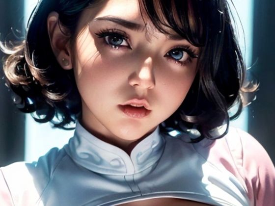 【AIグラビア巨乳美女写真集】Vol.1白衣の天使さん_センシティブ(はるあき/AIart) [d_371161]