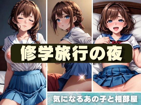 修学旅行の夜 気になるあの子と相部屋(桃ジュース) [d_371864]