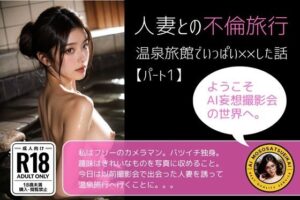 人妻との不倫旅行/温泉旅館でいっぱい××した話【パート1】(AI妄想撮影会) [d_372521]