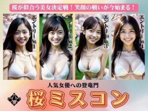 桜のミスコン特集！さくらが似合う美女決定戦！笑顔の女子大生の戦いが始まる・・・(美少女戦隊神レンジャー) [d_373026]