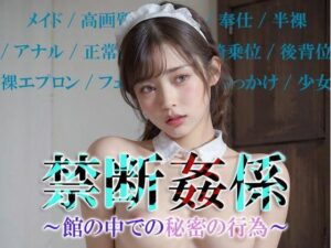 禁断姦係 館の中での秘密の行為(色畑) [d_373106]