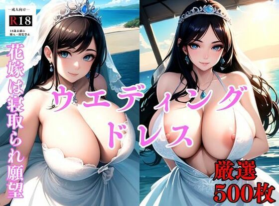 【大容量作品】新婚1年目の花嫁は実は寝取られ願望あり。ウエディングフォント中のカメラマンに夢中No.1〜アニメ(アニメ美女) [d_373551]