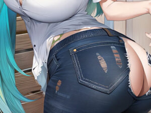ジーンズ尻破れ(naoji22222) [d_373584]