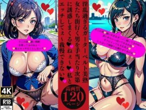 淫乱過ぎるガーターベルト美熟女たち街行く男を手当たり次第に誘惑しまくるねぇ〜 私とエッチしてぇ〜我慢できない(Yサークル) [d_374105]