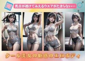 クール美女の魅惑のエロボディ〜乳首が透けてみえるウエアがたまらない…(伝説のAI企画) [d_375849]