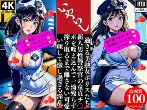 いやらし過ぎる美熟女ポリスたち 新人男性警察官の童貞チ〇ポを咥え込んで一滴残らず搾り取るまで離さない可愛い顔して激し過ぎる淫乱(Uサークル) [d_375968]
