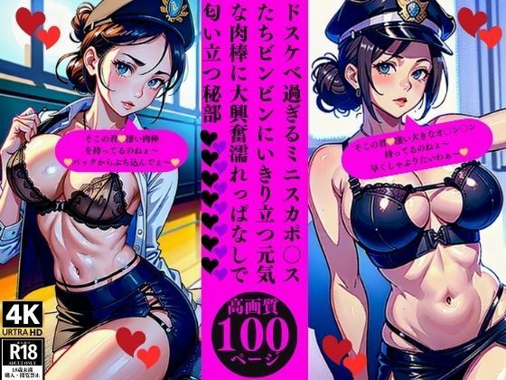 ドスケベ過ぎるミニスカポ〇スたちビンビンにいきり立つ元気な肉棒に大興奮濡れっぱなしで匂い立つ秘部(Uサークル) [d_376178]