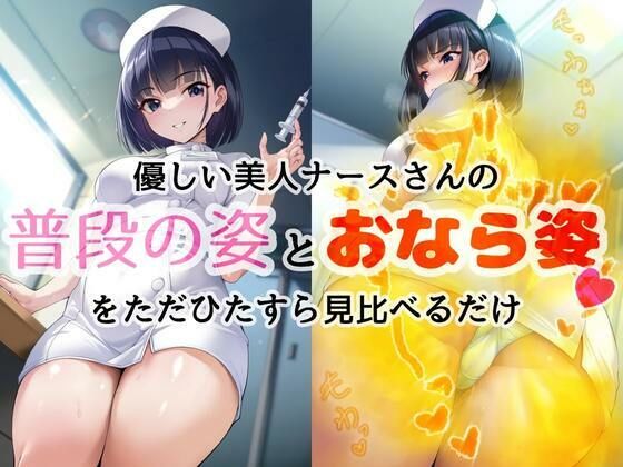 優しい美人ナースさんの普段の姿とおなら姿をただひたすら見比べるだけ(酷使夢想) [d_377804]