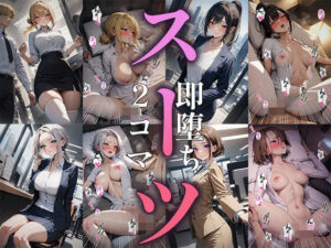 60キャラ ビジネススーツ 即オチ2コマ(事務びーむ) [d_379209]