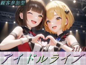 観客参加型アイドルライブ2日目(ハートパイン) [d_379562]