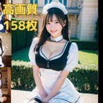 まぶしい笑顔で見つめてくれるメイド図鑑(AI着エロ図鑑) [d_380789]