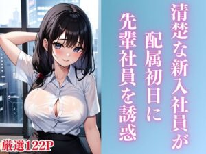 清楚な新入社員が配属初日に先輩社員を誘惑(HなAI研究所) [d_381630]