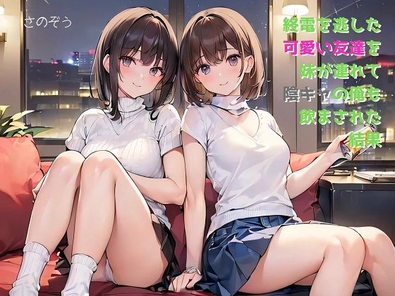 【小説】終電を逃した可愛い友達を妹が連れて陰キャの俺も飲まされた結果(さのぞう) [d_381736]